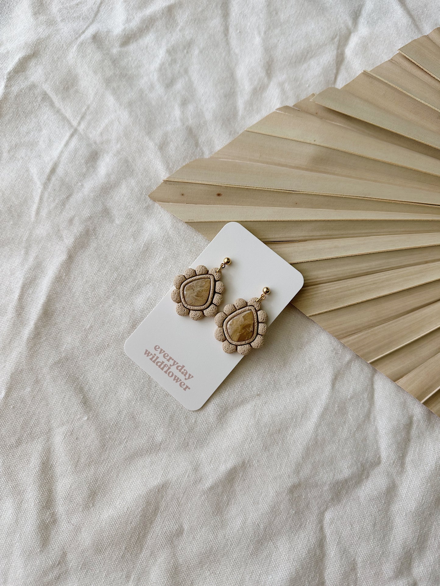 Honey Bourbon Ophelia Earrings