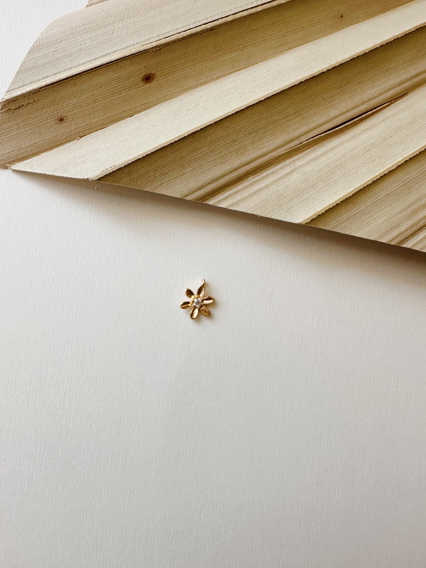 Gold Flower Charm