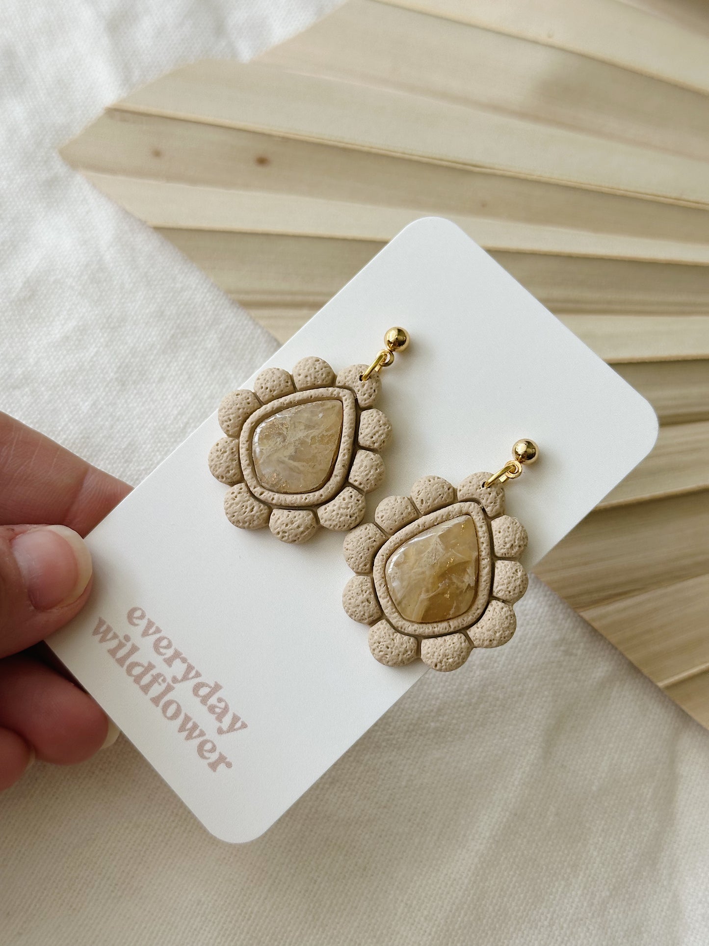 Honey Bourbon Ophelia Earrings
