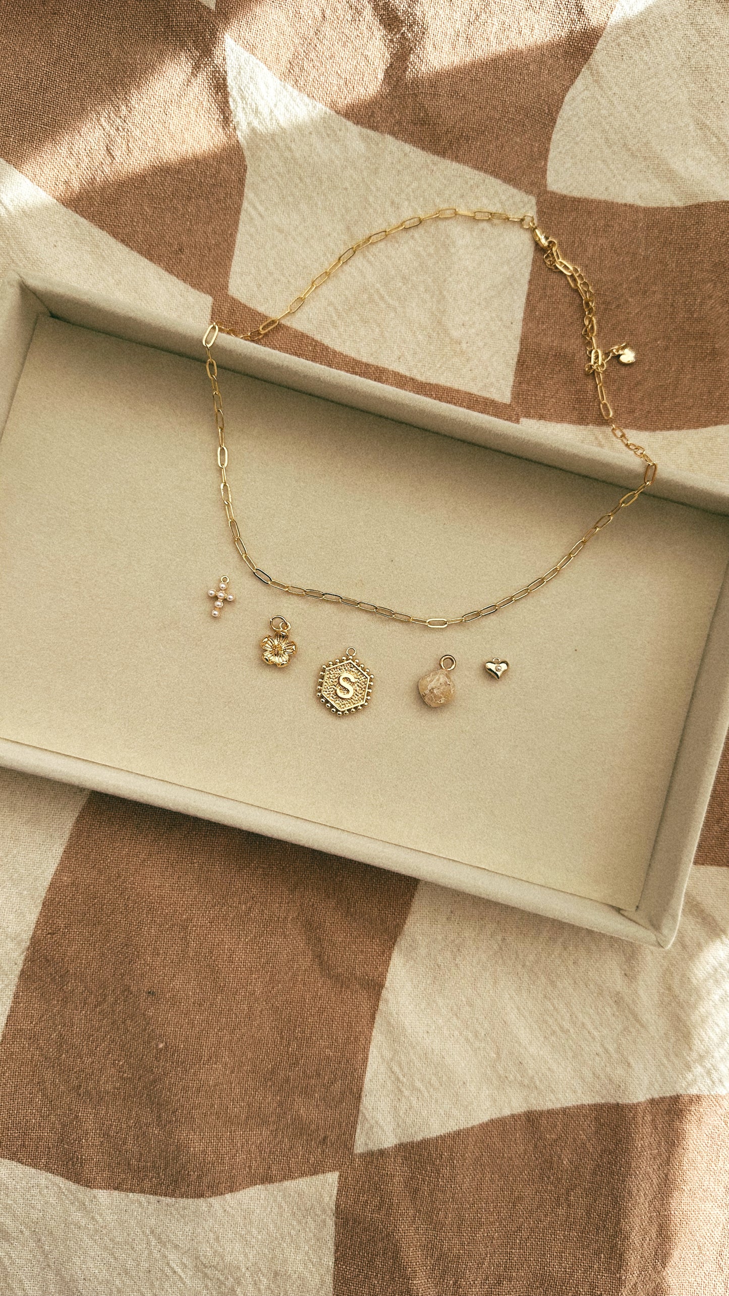 Hexagon Initial Charm