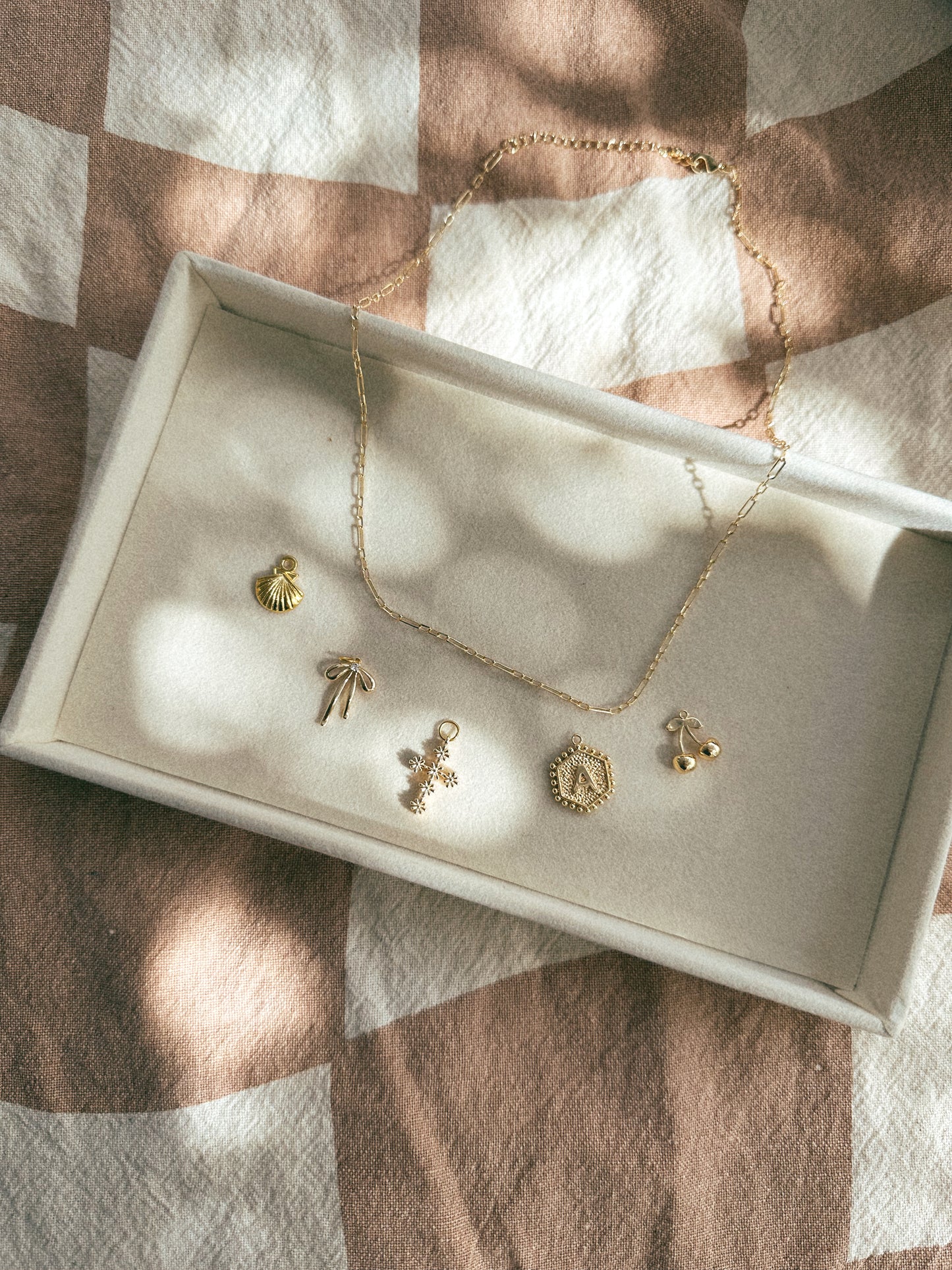 Hexagon Initial Charm