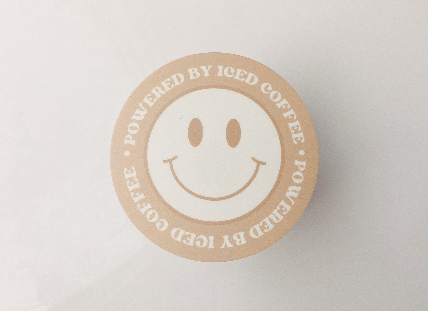Powered By Iced Coffee Sticker
