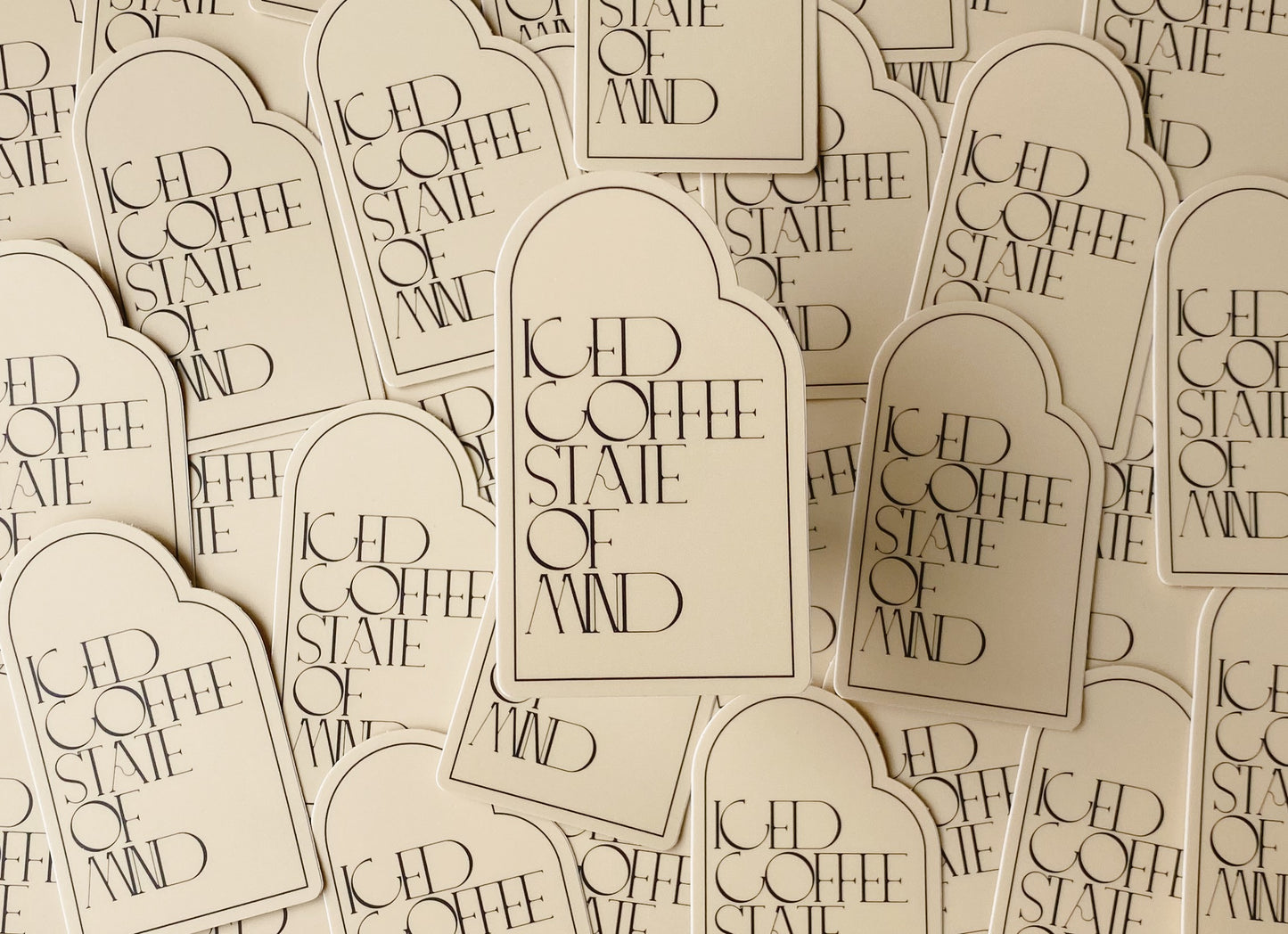 Iced Coffee State Of Mind Sticker