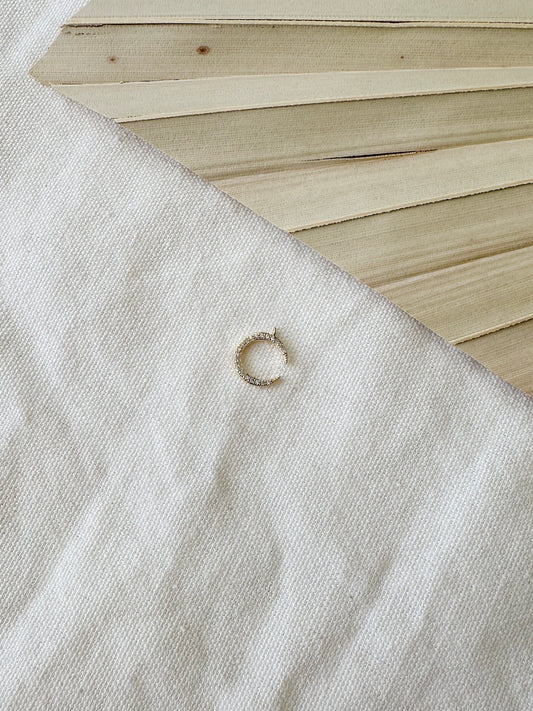 Jewel Moon Charm