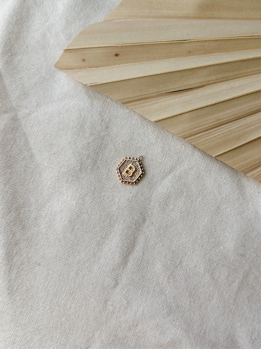 Hexagon Initial Charm