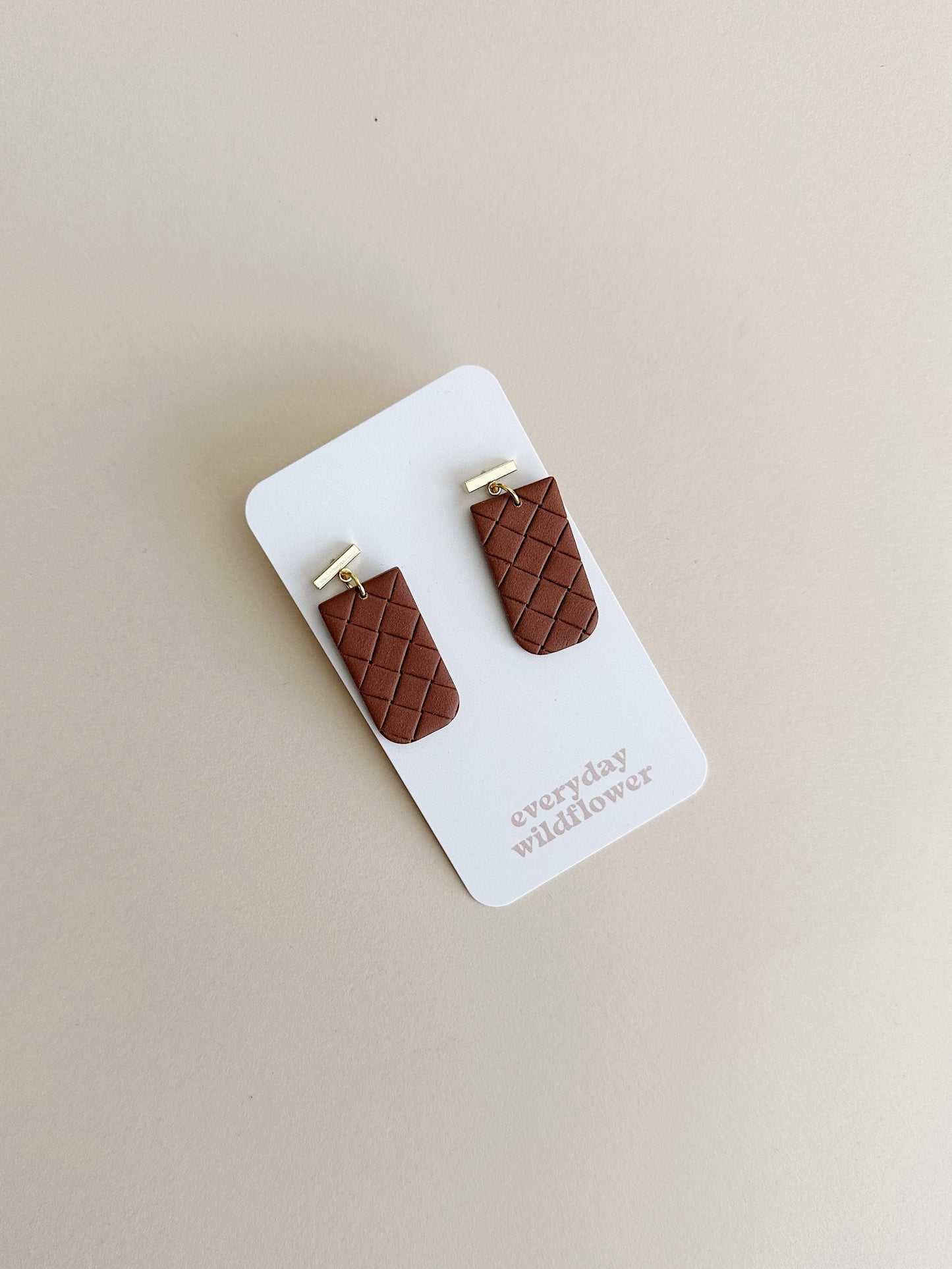 Harley Earrings - Rust