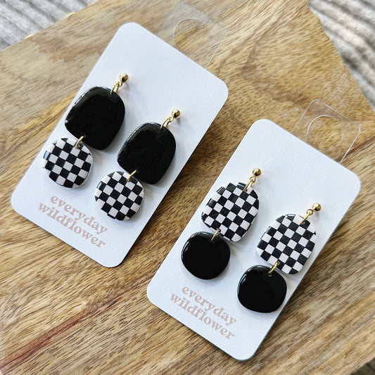 Checkered Billie Earrings