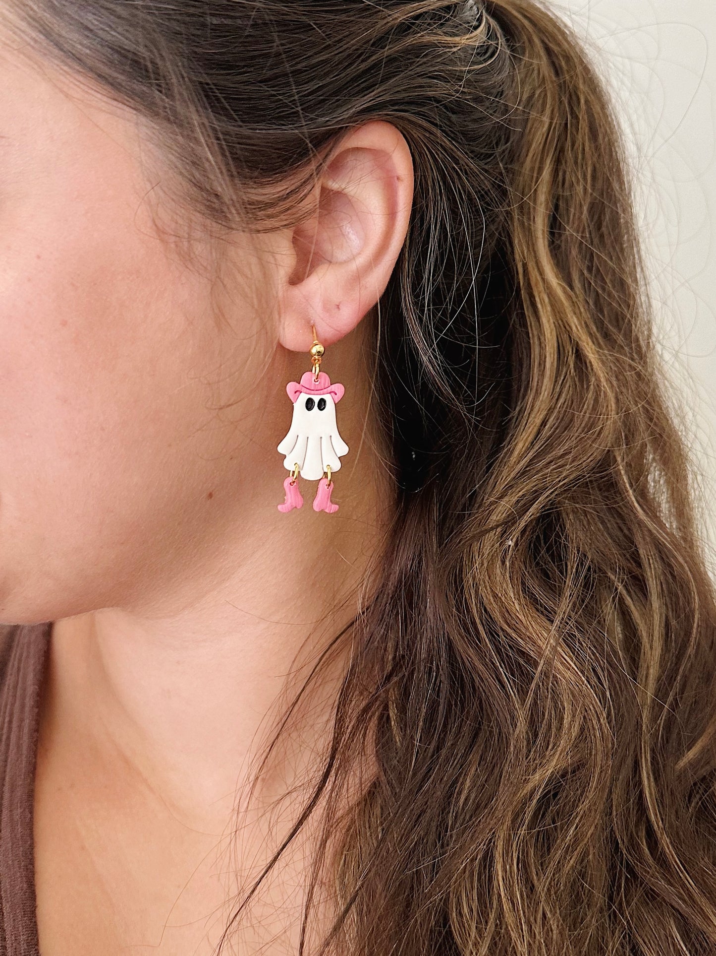 Cowgirl Ghost Earrings