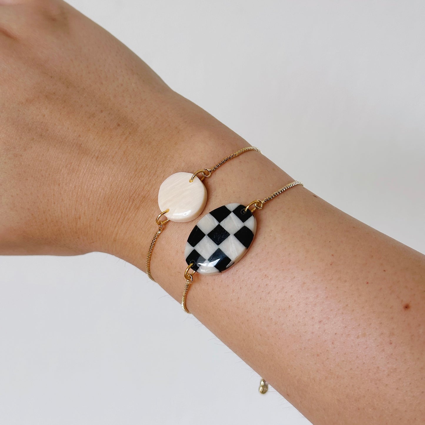 Marbled Checkered Bracelet