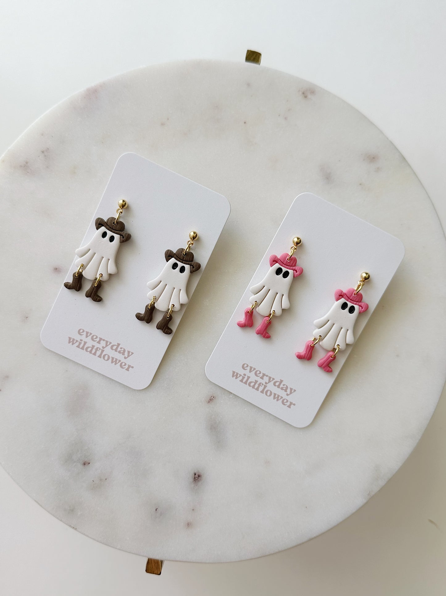 Cowgirl Ghost Earrings