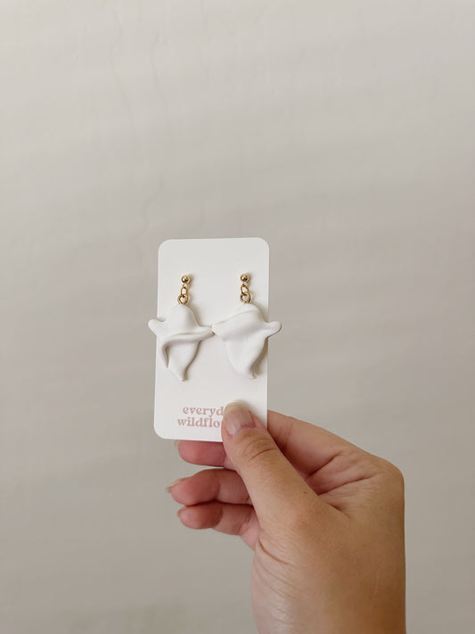 Draped Ghost Earrings