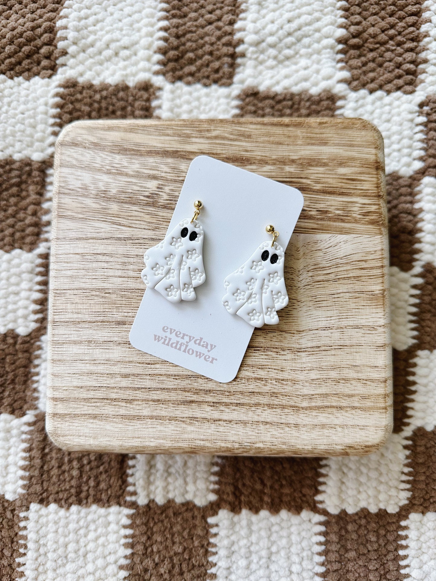 Floral Ghost Earrings