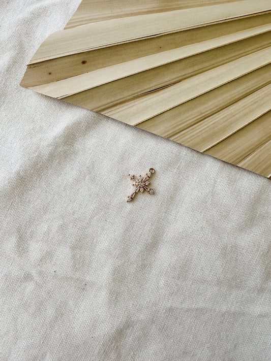Jewel Cross Charm